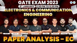 GATE 2023 Paper Analysis  ELECTRONICS Engineering  - Get Ready to Crack it #gate2023 #letscrackit