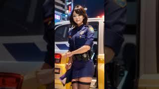 Animated Ai Lady Police Officer from north east #aiart #lookbook #shorts #viral #youtube #channel