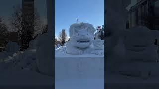 Snow Festival Snow Sculptures Sapporo Hokkaido Japan Travel February 2023