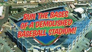 Run the Bases of a Demolished Baseball Stadium in Toronto #exhibitionstadium #bluejays