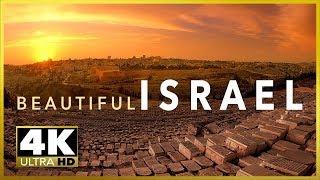 BEAUTIFUL ISRAEL & MUSIC - Best Holy Land 4K UHD Sample Video Footage Demo with Relaxing Music