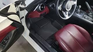 Mazda MX-5 Miata 2016+ How to Install 3D MAXpider Custom Fit Kagu Floor Liners - ND ND1 ND2 ND3