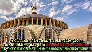 A Chronicle of The Tigray Tragedy  የትግራይ ሰቆቃ ዜና መዋዕል 2020 -2024