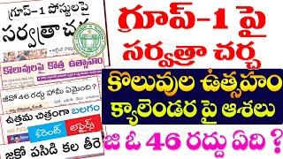  గ్రూప్ -1 పై సర్వత్ర చర్చ కొలువుల ఉత్సాహం క్యాలెండర్ పై చర్చ G.O 46 రద్దు చేయాలిTGPSC JOBS