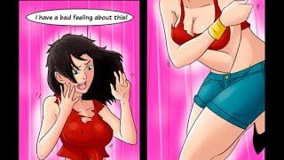 The Girls sleepover PART 1 and 2  TG TF Comics Male to female full tf transformation