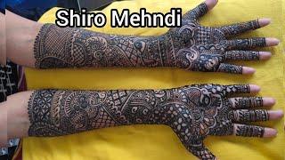 Bridal Mehndi  Full hand Mehendi designs  Maruthani designs  Intricate Mehandi designs