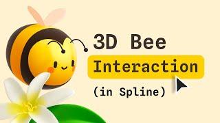 Creating an Interactive 3D Bee for a Website with Spline