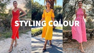 Styling Tips and Ways To Wear Colour in Summer Holiday Vacation Outfits  Peexo