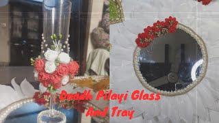 Doodh Pilayi Glass And Tray  Easy To Make Doodh Pilayi Glass  DIY Doodh Pilayi Glass