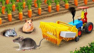 Diy tractor making mini Industrial Tiller Machine  diy Planting mini Flower Garden  HP Mini