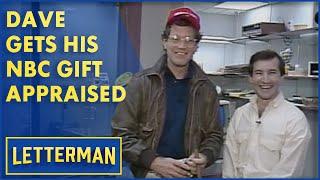 Dave Gets His Birthday Gift From NBC Appraised  Letterman