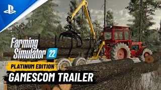 Farming Simulator 22 - Platinum Edition Gameplay Trailer  PS5 & PS4 Games