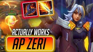 WILD RIFT ZERI AP INSANE SCALING ONLY IN WILD RIFT *NEW BUILD*