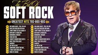 Elton John Phil Collins Rod Stewart Bee Gees Peter Cetera   Soft Rock Full Album 70S 80S