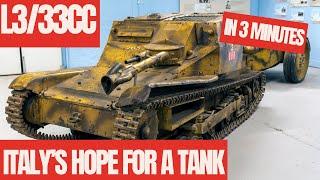L333 CC Italy’s hope for a tank 3 minutes