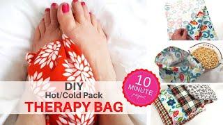 DIY HotCold Pack Therapy Bag  Reusable