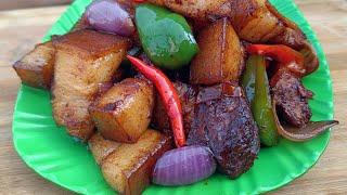 Homemade Chilli Pork Recipe  How to Make Pork Chilli at Home  Spicy Pork Chilli Recipe 