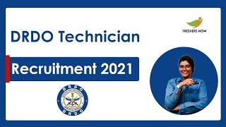 DRDO Technician Diploma ITI Apprentice Recruitment 2021  Eligibility Salary & Selection Process