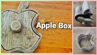 Apple Box  Kerajinan kotak apple  stationary storage  jewelry storage
