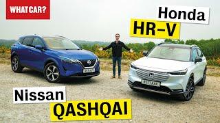 Honda HR-V vs Nissan Qashqai review – hybrid & mild hybrid SUV comparison  What Car?