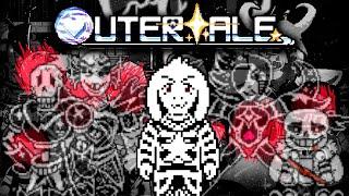 Outertale Project Spacetime Gameplay {Genocide Ending}