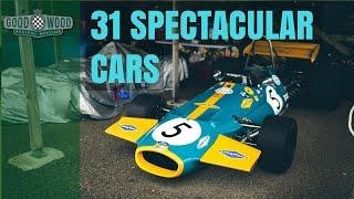 31 spectacular cars driven by legendary driver Jack Brabham