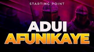 ADUI AFUNIKAYE  STARTING POINT  20 Oktoba 2024