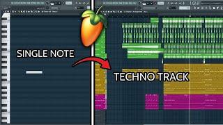 HOW TO MAKE A TECHNO TRACK #flstudio