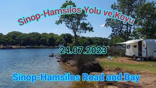 Sinop-Hamsilos Yolu ve Koyu Sinop-Hamsilos Road and Bay  #caravanlife #hamsilos #sinop #karavan