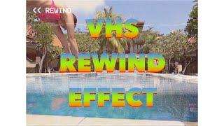 VHS REWIND EFFECT IN FINAL CUT PRO  How to Create the VHS Look and Add a Rewind Effect