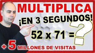 TÉCNICA Para MULTIPLICAR En 3 SEGUNDOSMatemáticas MágicasCálculo Mental