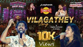 Vilagathey Stephen Zechariah Live Performance Srinisha Jayaseelan  Yummy Fest  Pephands