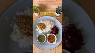 Healthy Lunch ComboBeetrootHorse Gram DalGarlic KulambuHorse Gram RasamCurd #lunch #shorts