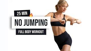 DAY 12 Back to Basics - 25 MIN NO JUMPING Workout - Bodyweight Only Low Impact & Beginner Friendly