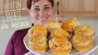 MUFFIN SALATI ALLA BOSCAIOLA Ricetta Facile - Muffins Salati da Buffet