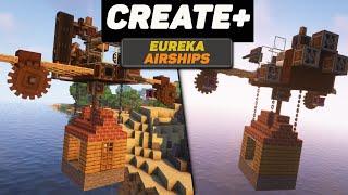 ЛЕТАЮЩИЕ БАЗЫ Create aeronautics или Eureka Airships Valkyrien Skies minecraft java edition