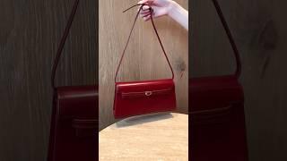 Unboxing alert  The Dark Cherry Shoulder Bag sold out fast. Pre-sale is live again. Don’t wait