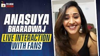 Anasuya Bharadwaj Live Interaction with Fans  Anchor Anasuya Bharadwaj  Mango Telugu Cinema