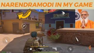 @Narendra Modi in my game narendra modi in faug gameplay narendra modi playing game faug ffa