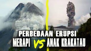 Perbedaan Erupsi Merapi dan Anak Krakatau
