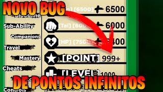 NOVO BUG DE PONTOS INFINITOS DE MENTOR DO SHINDO LIFE 131