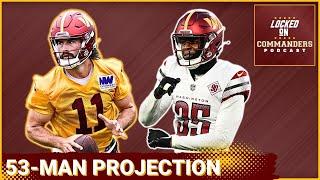 Washington Commanders 53-Man Roster Projection Quarterback Sam Hartman Favorite as 3rd Quarterback?