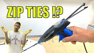 Plastic Welding With Zip Ties In A Hot Glue Gun - Will It Work?