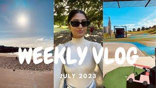 WEEKLY VLOG  I crashed my drone Surprise birthdays Taylor Swift and becoming a golf girlfriend
