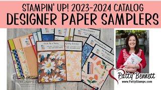 How I use Designer Paper Samplers to order Stampin UP Paper