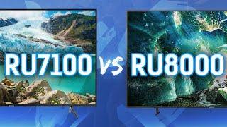 Samsung 2019 TV Comparison RU8000 Series vs RU7100 Series
