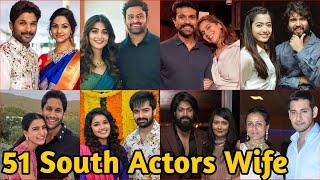 51 South Indian Actors Wife 2021  Most Beautiful Wives Of South Superstars