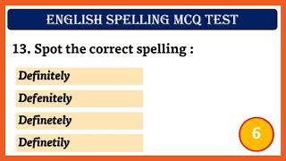 English Spelling TestFun QuizCan You Pass?