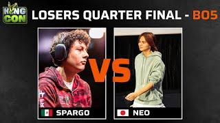King Con Top 8 - Losers Quarter Final - Sparg0 Cloud vs Neo Corrin