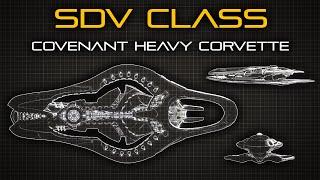 Halo Covenant SDV Class Heavy Corvette  Ship Breakdown